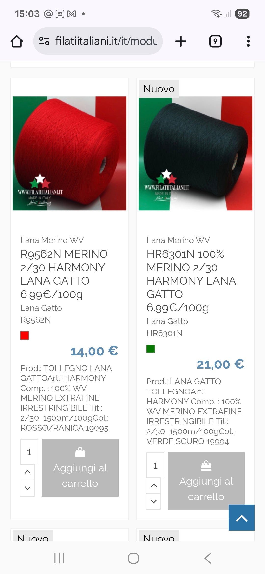 1.35 KG Extra Fine Merino Wool Italian yarn color Black N.926