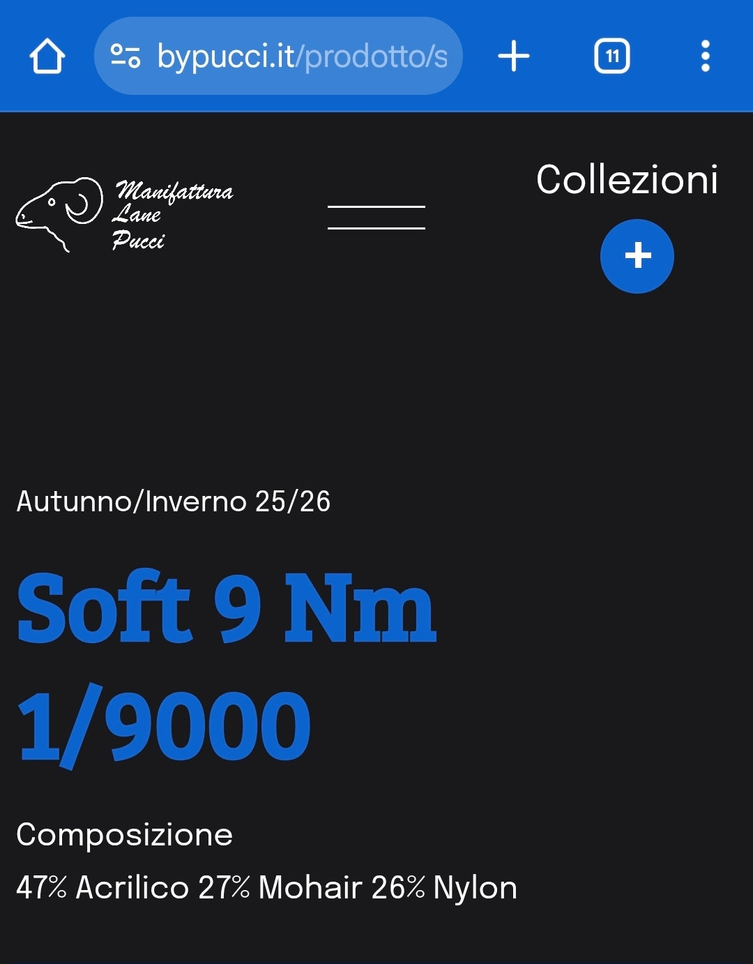 100g blødt mohair italiensk garn neon pink farve nr. 1127