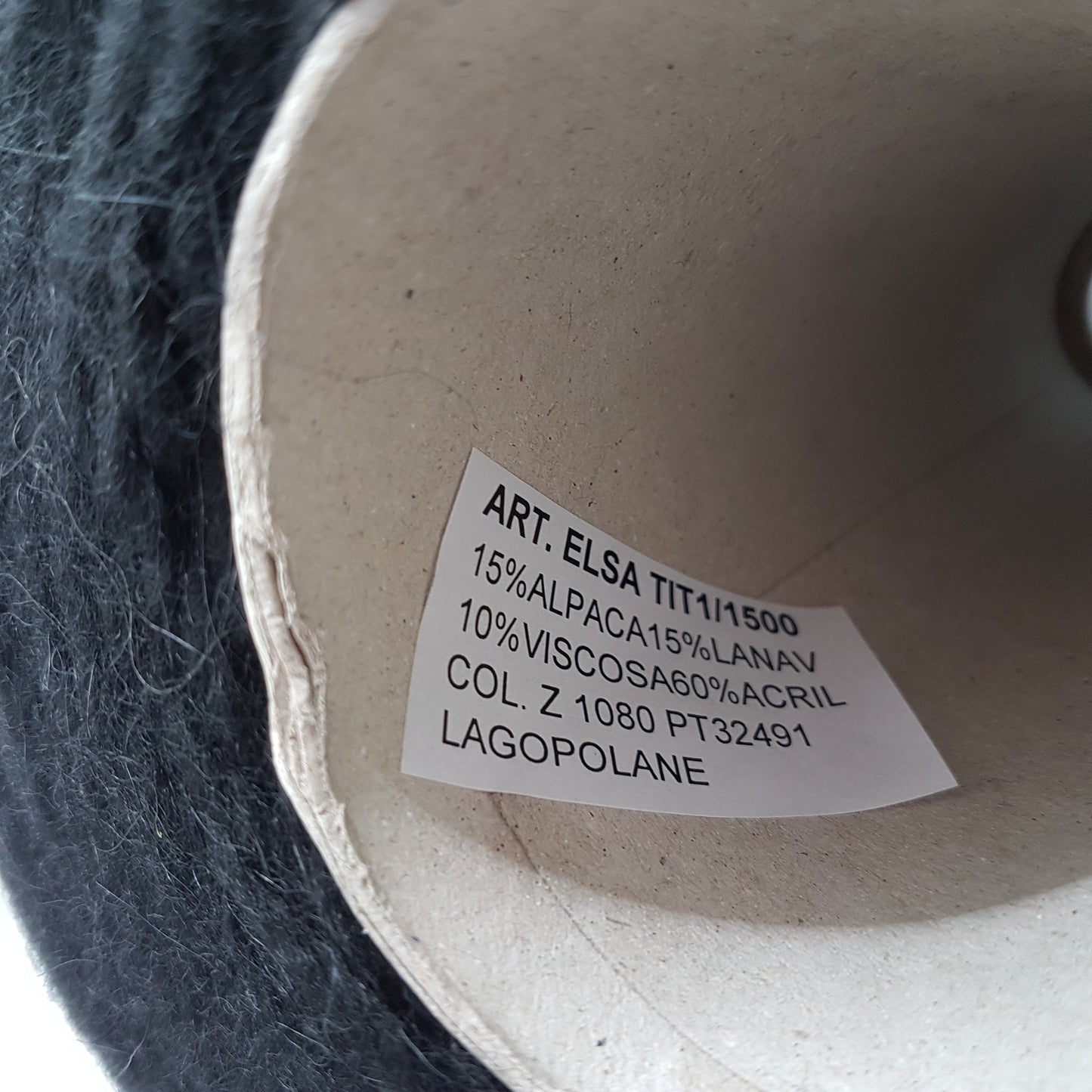 100g Virgin Wool Alpaca italiensk garn farve Sort Grå Brun Taupe Dove Grå N.183