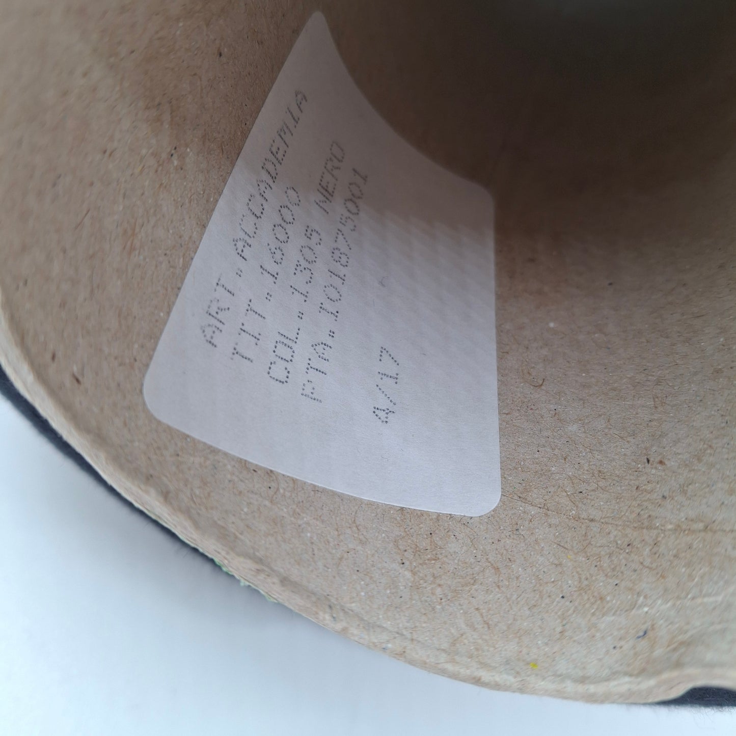 Viscosa elasticizzata morbido filato italiano colore Nero N.884