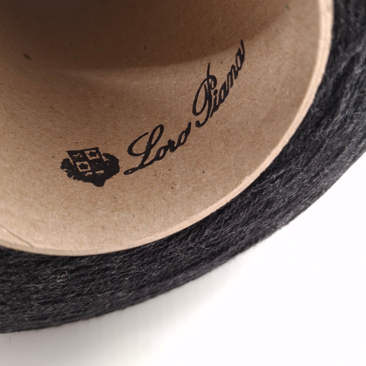 100g Loro Piana Cashmere 100% filato italiano colore Nero Antracite N.1081