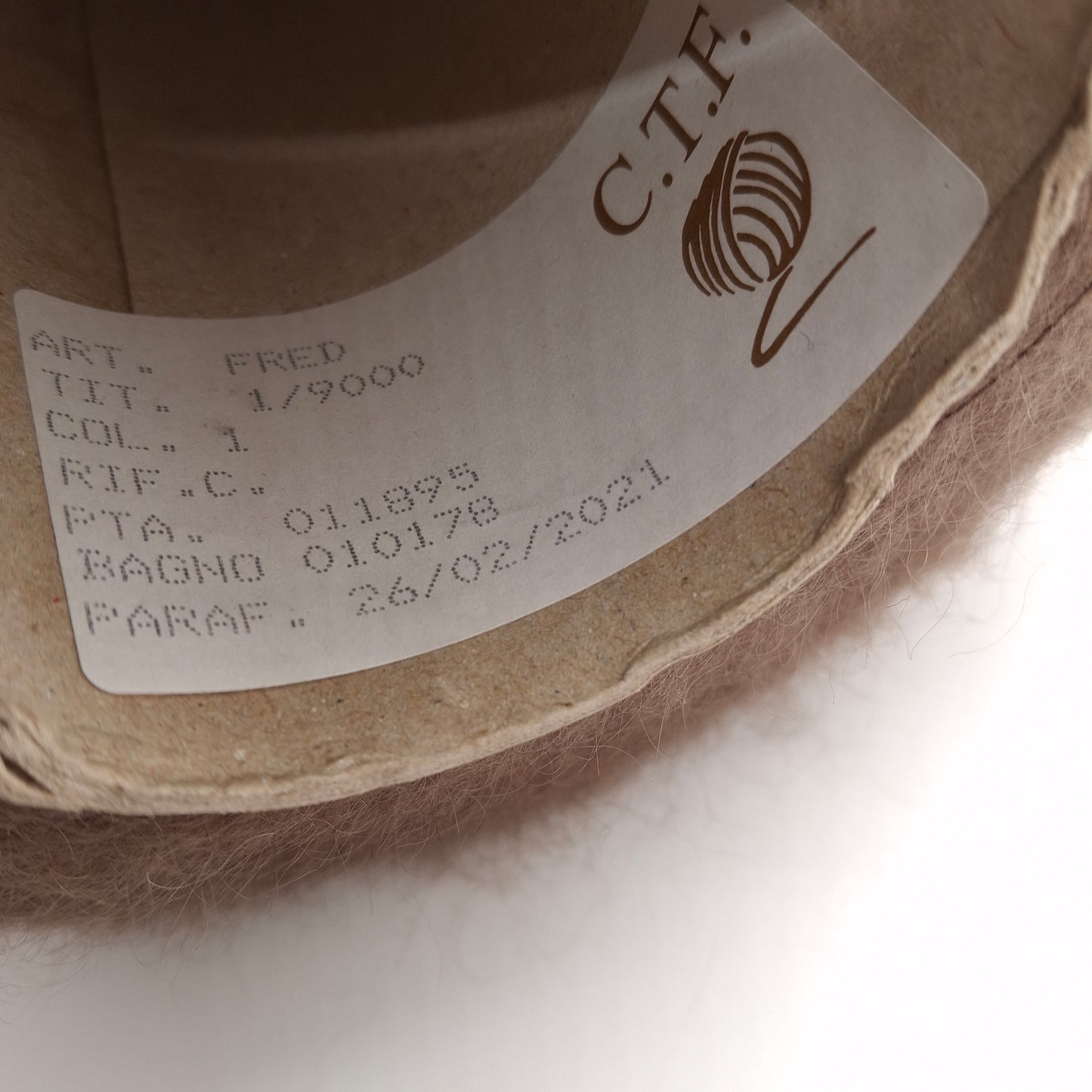 100g Soft Mohair Italian Yarn Color Brown N.1088