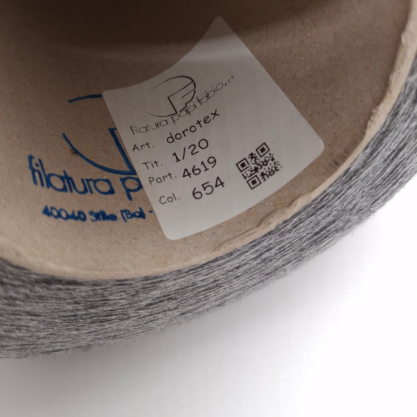 Cashmere Lana Merino filato italiano colore Grigio N.1092