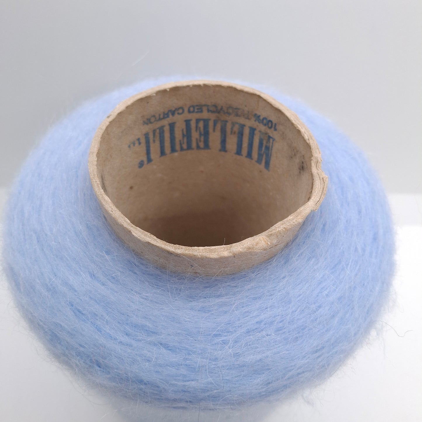 100g Mohair morbido filato italiano colore Azzurro N.1265