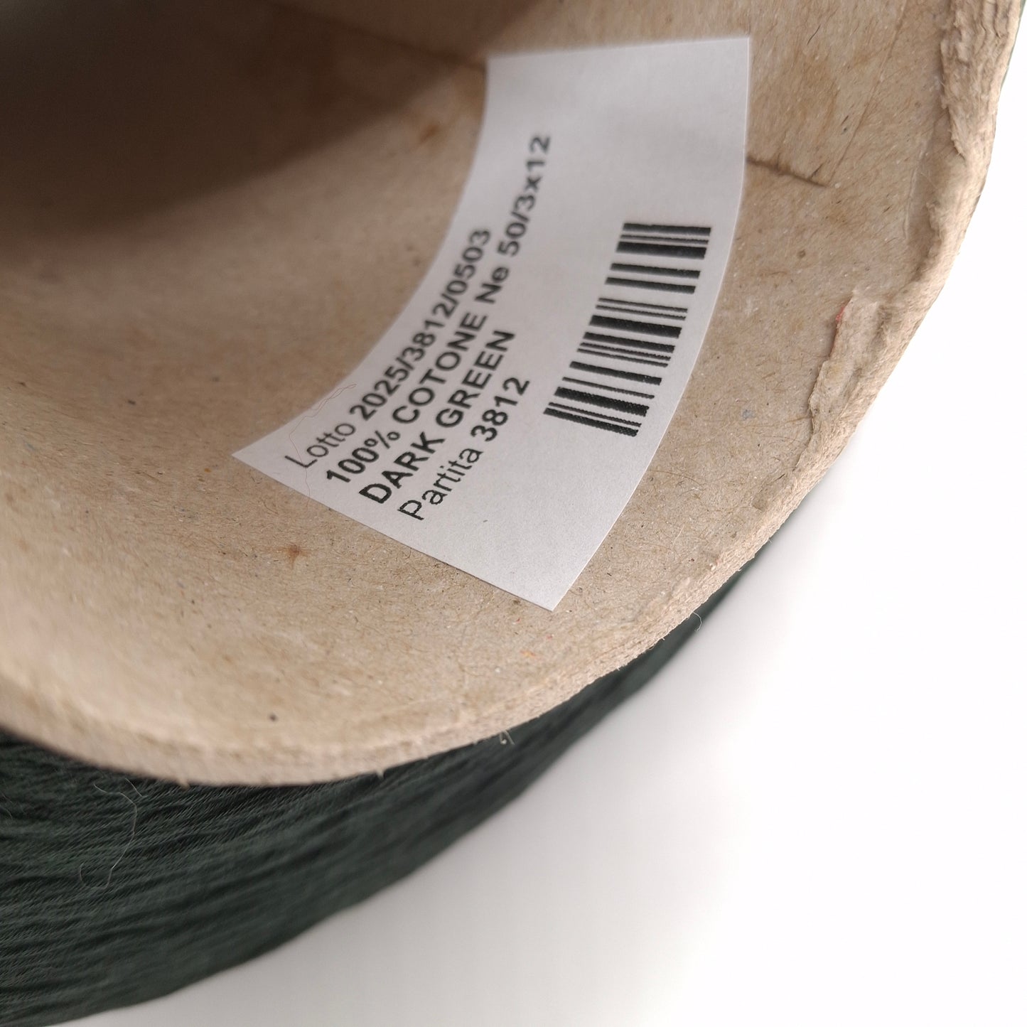 100g Cotone 100% morbido filato italiano colore Verde Grigio N.1300