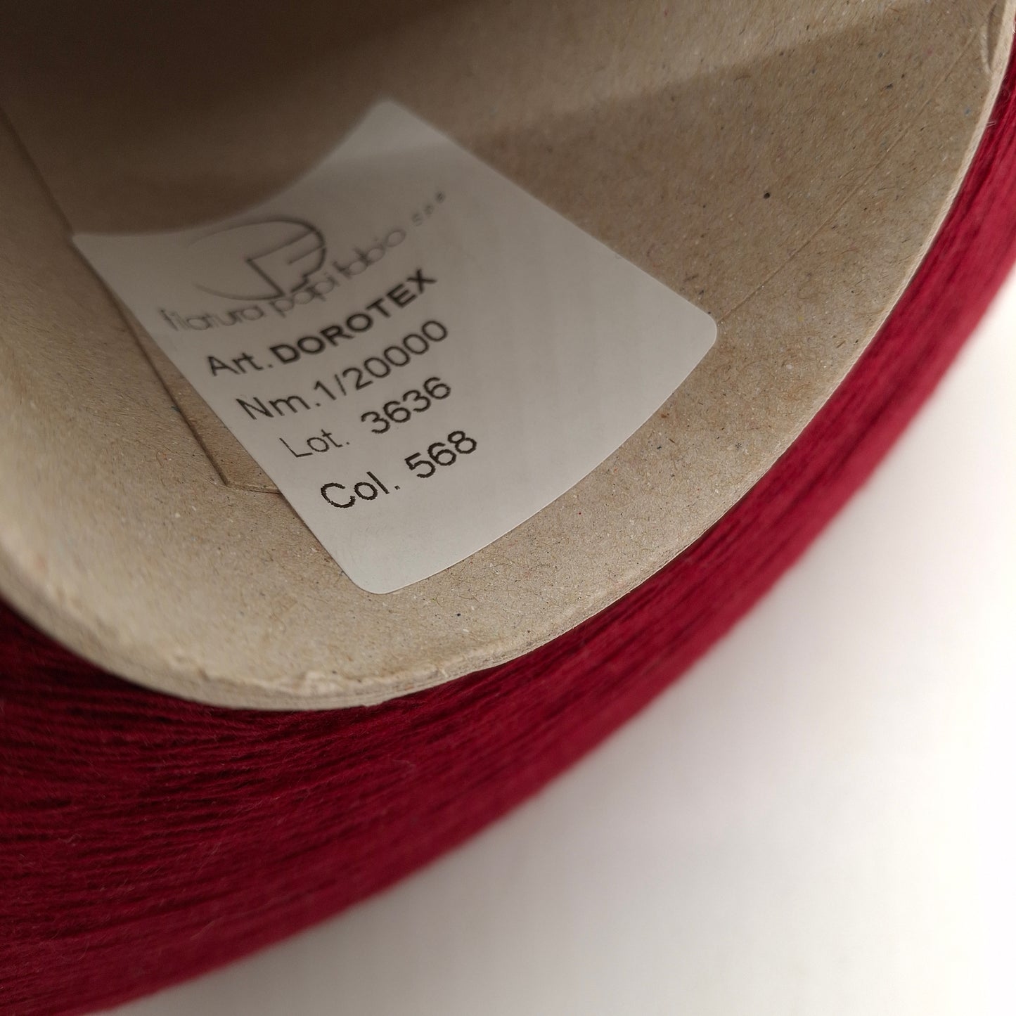 100g Cashmere Merinould Italiensk garn Bordeaux farve N.1297