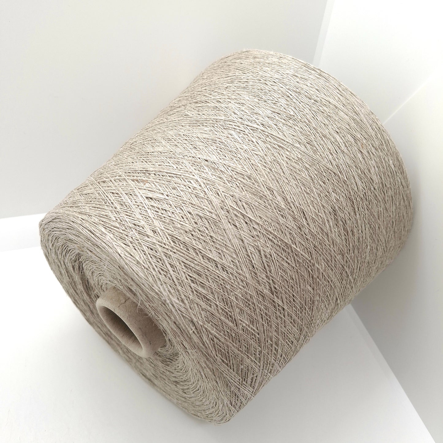 100% lin brut, fil rustique italien, coloris beige N. 1332