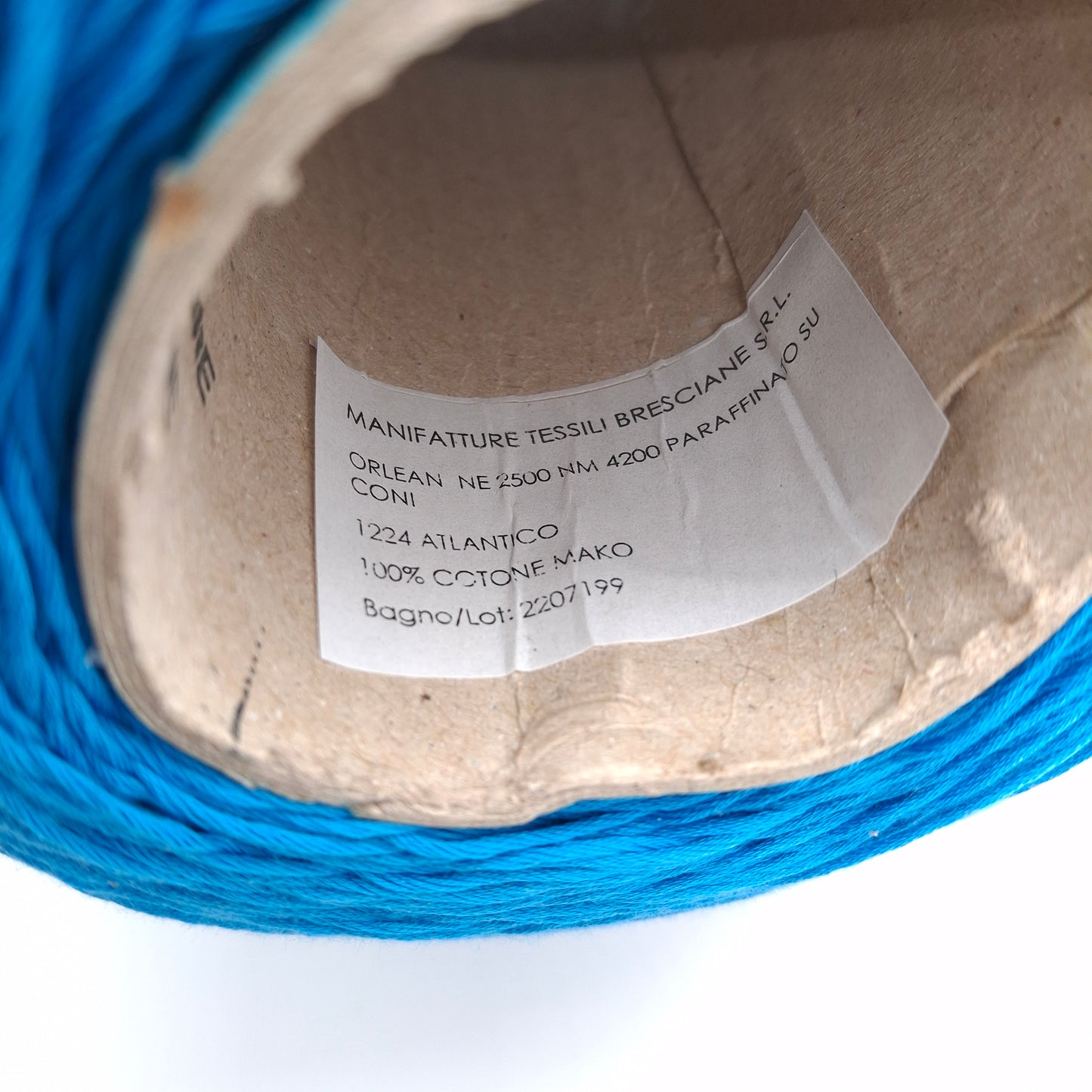 100% Makò Cotton Italian yarn Light Blue No. 1348