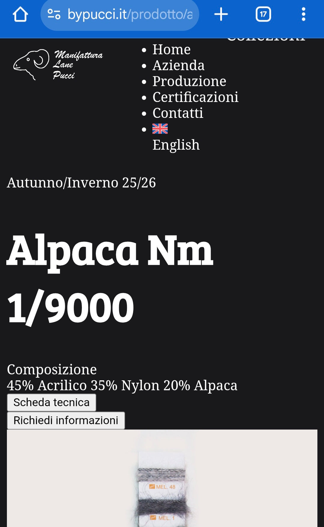 100g Alpaca Spazzolata morbido filato italiano colore Rosa N.1063