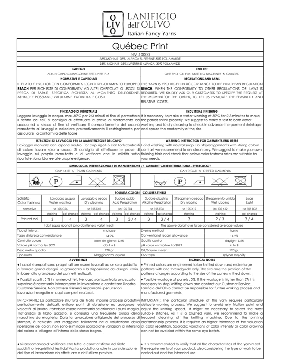 100g Mohair Alpaca morbido filato italiano colore Arancione Mélange N.1194