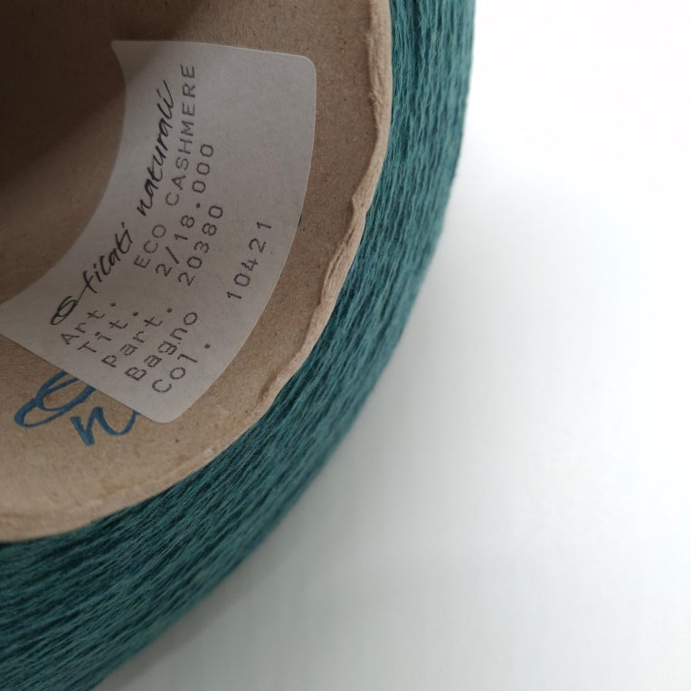 100 g Kaschmir, 100 % italienisches Garn, Farbe Kieferngrün, Nr. 968