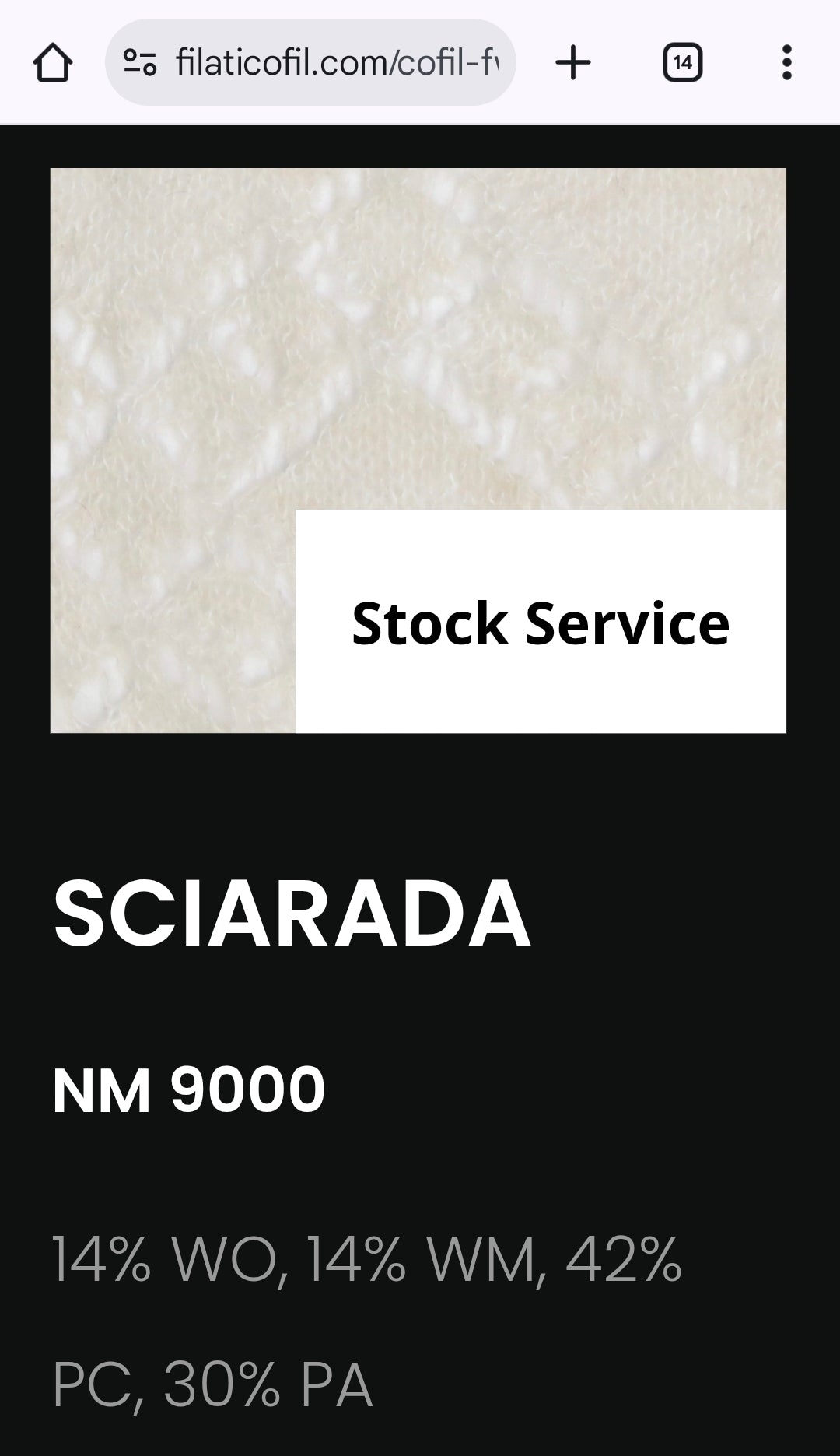 100 g weiches italienisches Mohairgarn, Farbe Schwarz, Nr. 1086