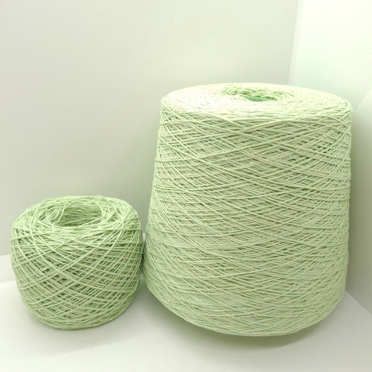 100g Cotone filato morbido italiano colore Verde Chiarissimo N.1334
