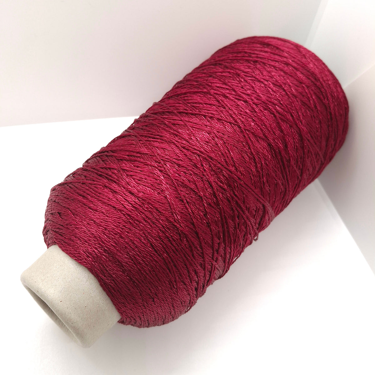Viscosa 100% filato italiano colore Bordeaux Lucido  N.1372