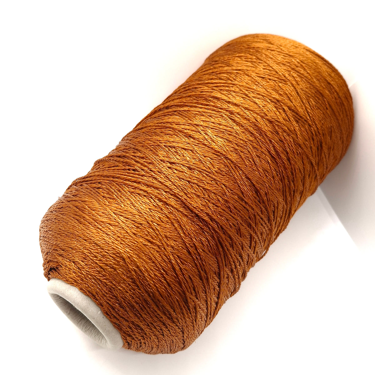Viscosa 100% filato italiano colore Marrone Ruggine Lucido  N.1374