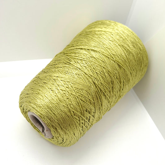 Viscosa 100% filato italiano colore Verde Chiaro Lucido  N.1375