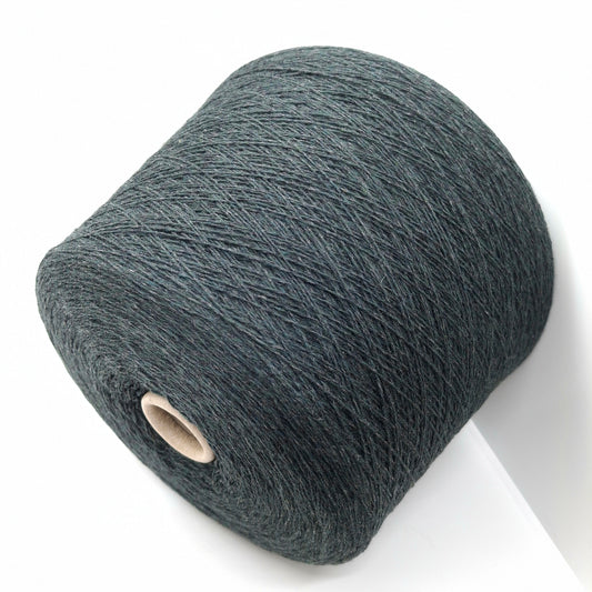 Cashmere Merino Extrafine filato italiano colore Verde Grigio Mélange N.1390