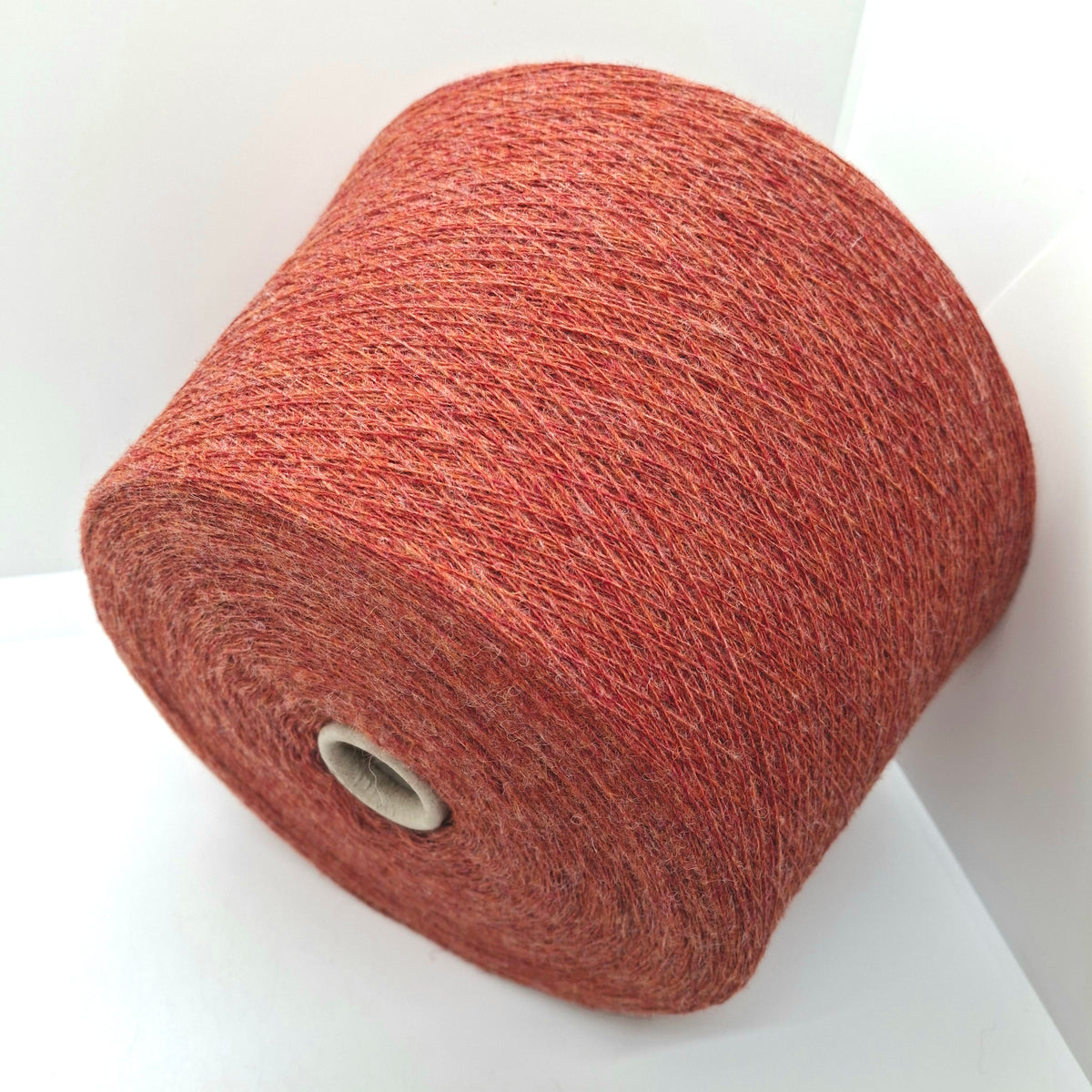 Lana Shetland 100% filato colore Marrone Ruggine N.1385