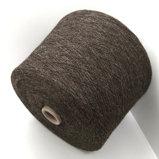Fil 100% laine Shetland couleur Marron Mélange N. 1383