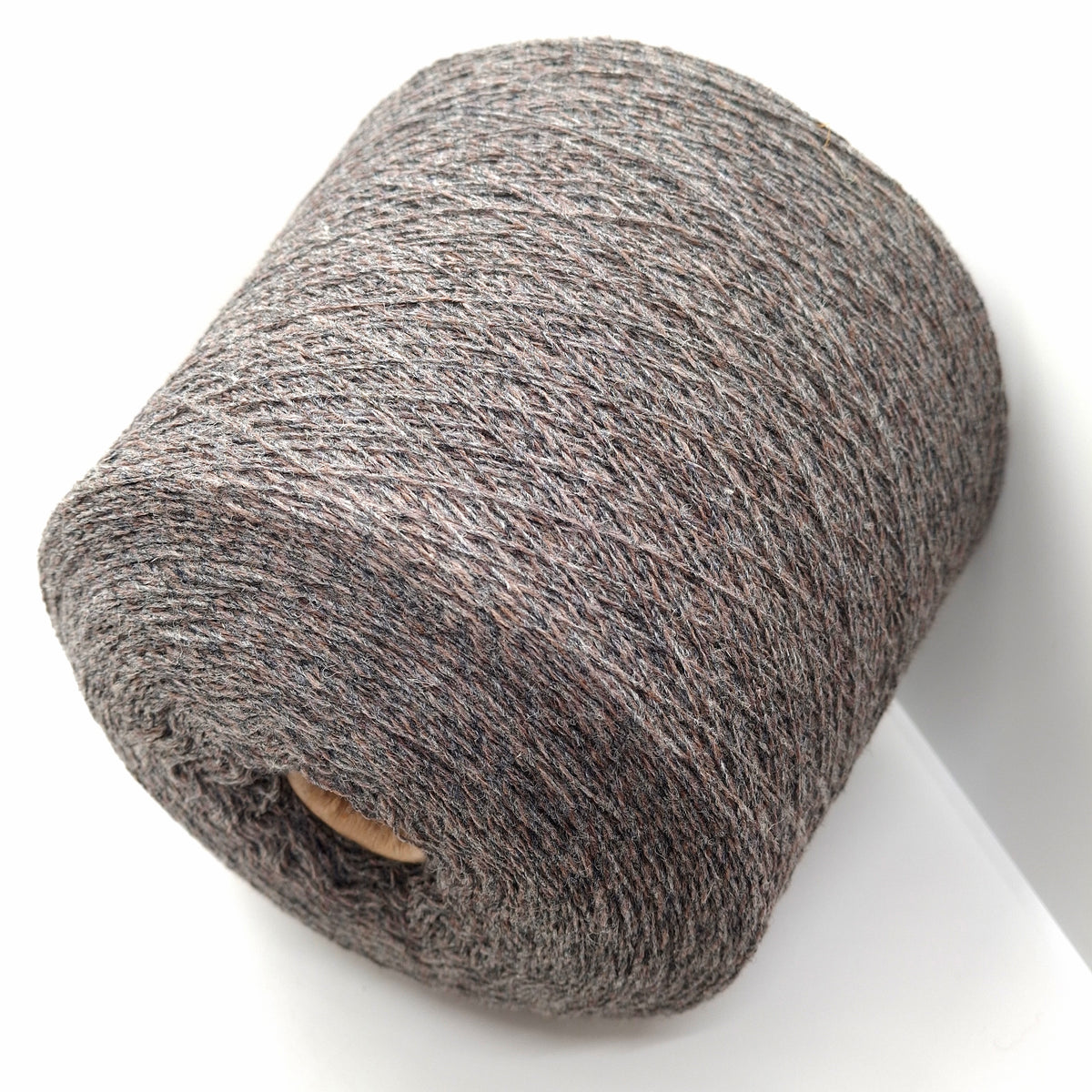 Lana 100% filato colore Grigio Marrone Mélange N.1389