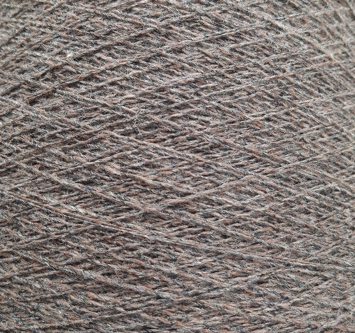 Lana 100% filato colore Grigio Marrone Mélange N.1389