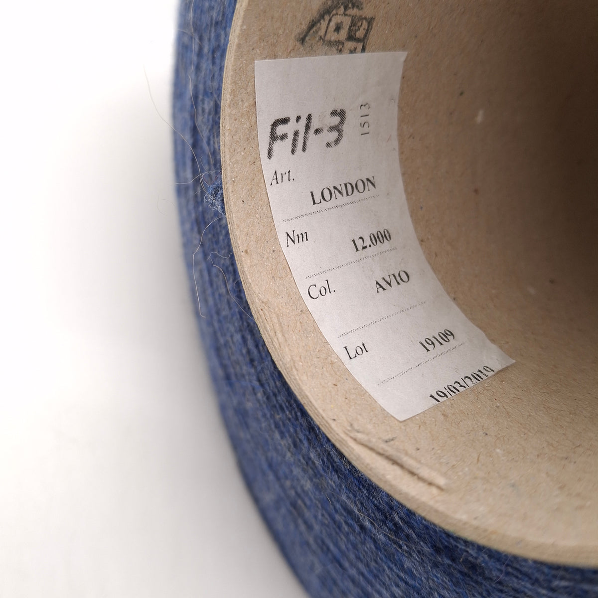 Laine 70% fil italien couleur Bleu Jeans N. 1376