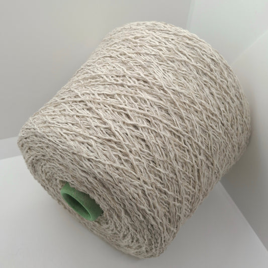 100g Lana Alpaca filato italiano colore Beige Grezzo Mélange N.1396