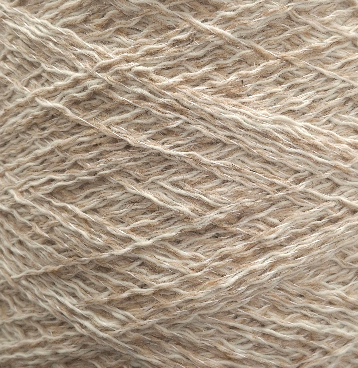 100g Alpaca wool Italian yarn color Beige Mélange N.1397