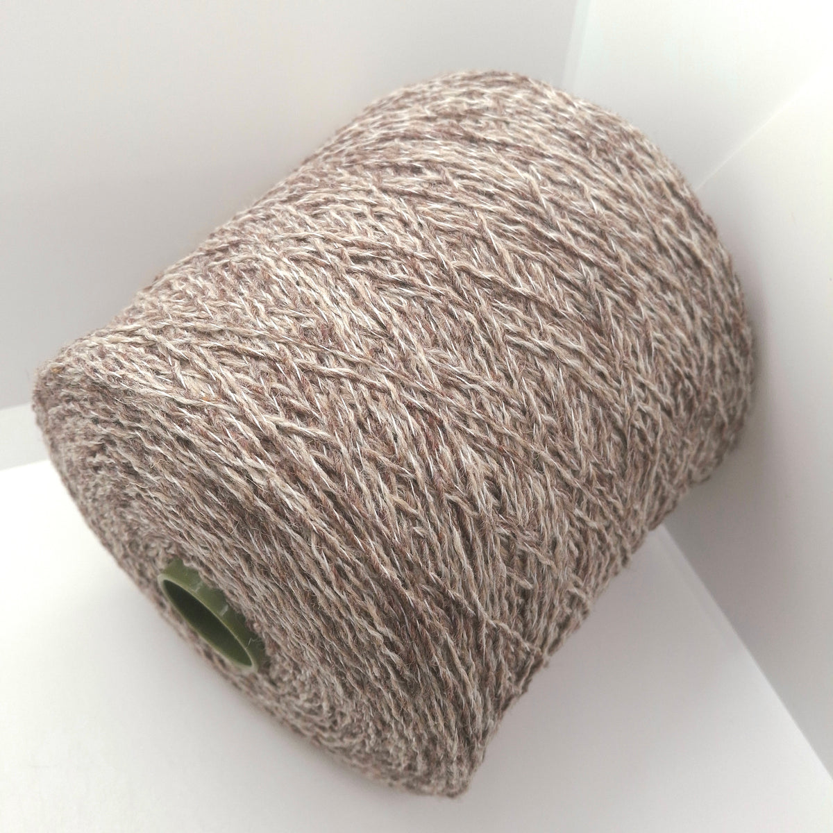 100g Alpaca wool Italian yarn color Brown Mélange N.1398