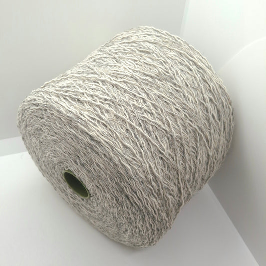 100g Lana Alpaca filato italiano colore Grigio Chiaro Mélange N.1399