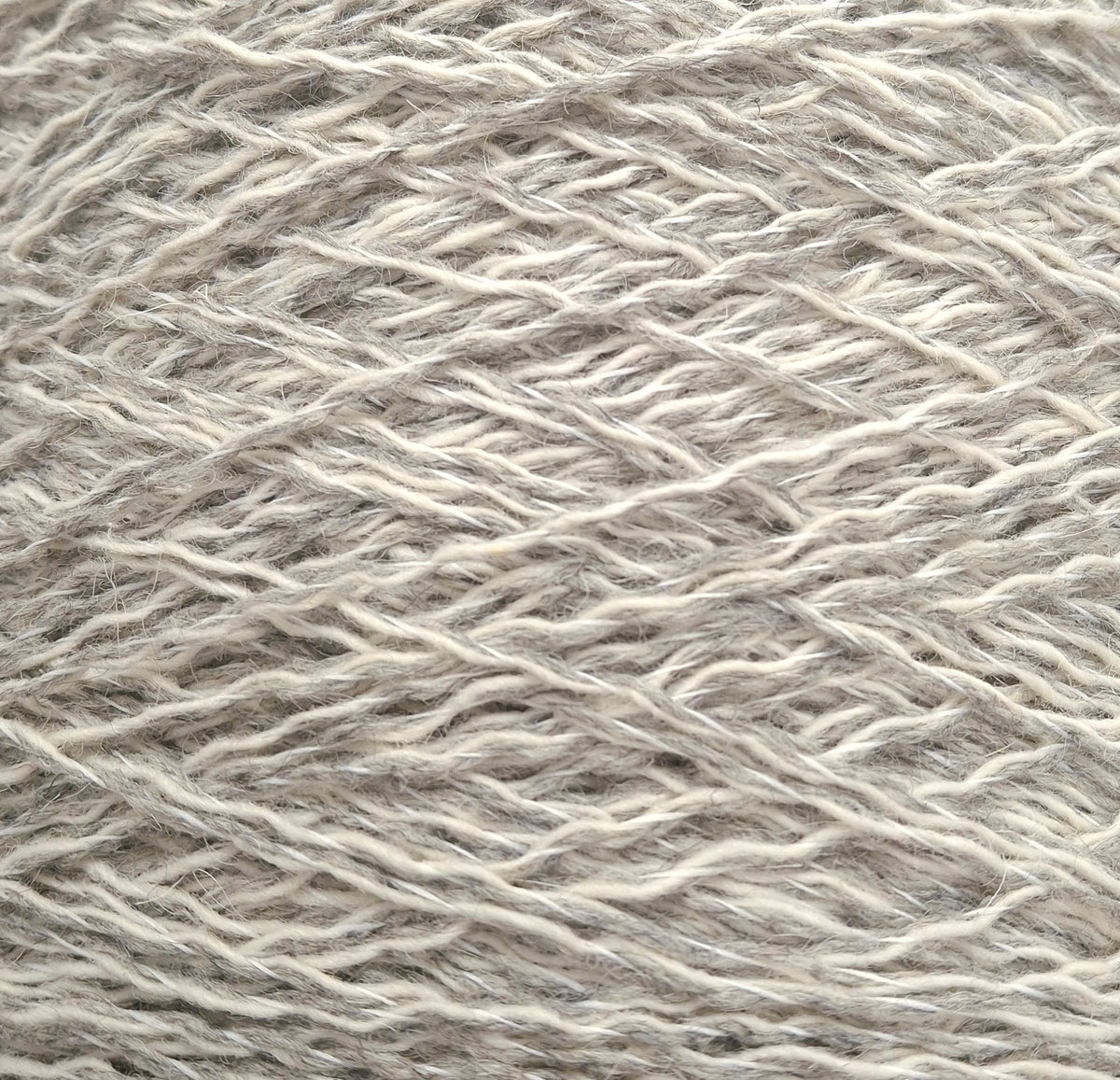100g Alpaca Wool Italian yarn color Light Gray Mélange N.1399