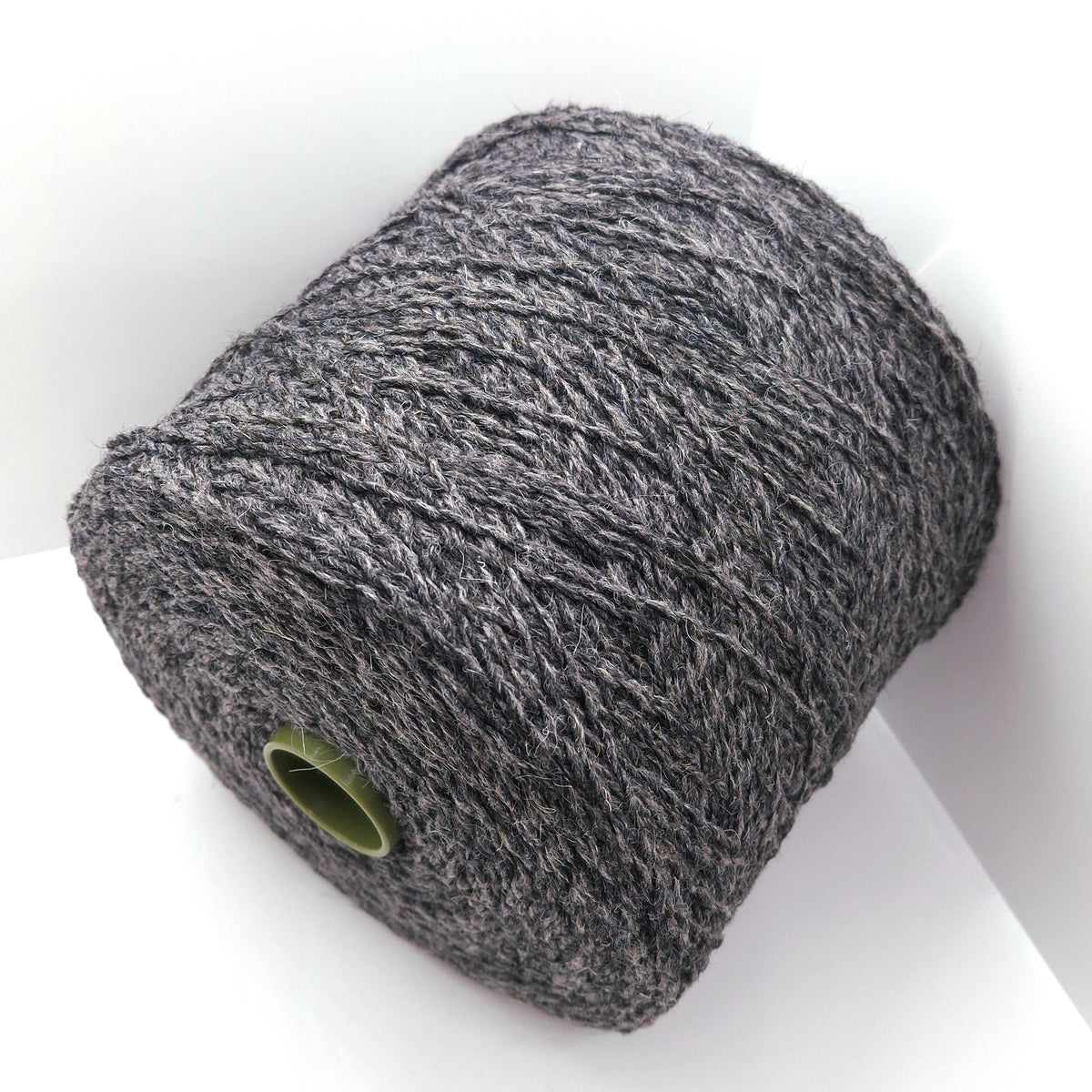 100g Alpaca Wool Italian yarn color Dark Gray Mélange N.1401