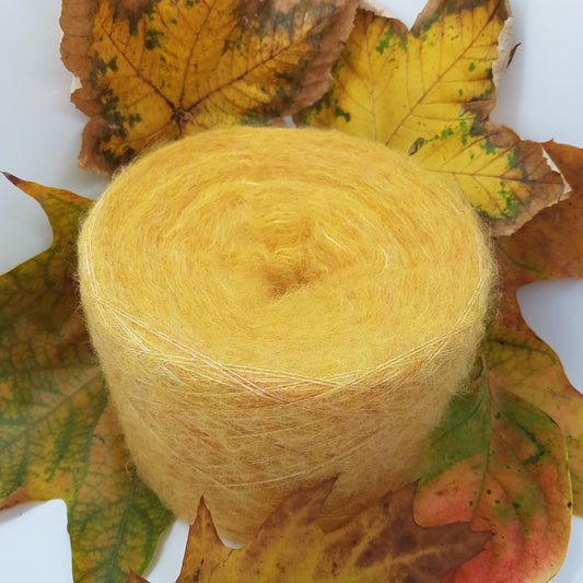 100g-200g Mixed Wool With Elastan Italian yarn for Autumn Occhi Giallo Occhia N.153