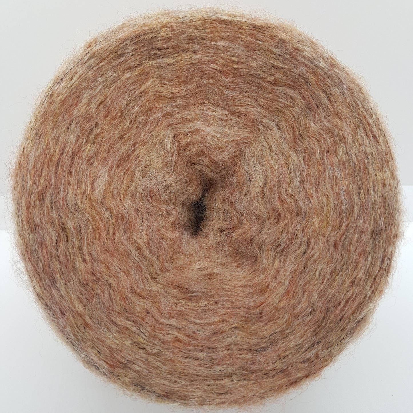 100g-200g Pettinata sormaid italien déposé laine très douce pour les tricots de couleur brun de mélange de mélange N.165