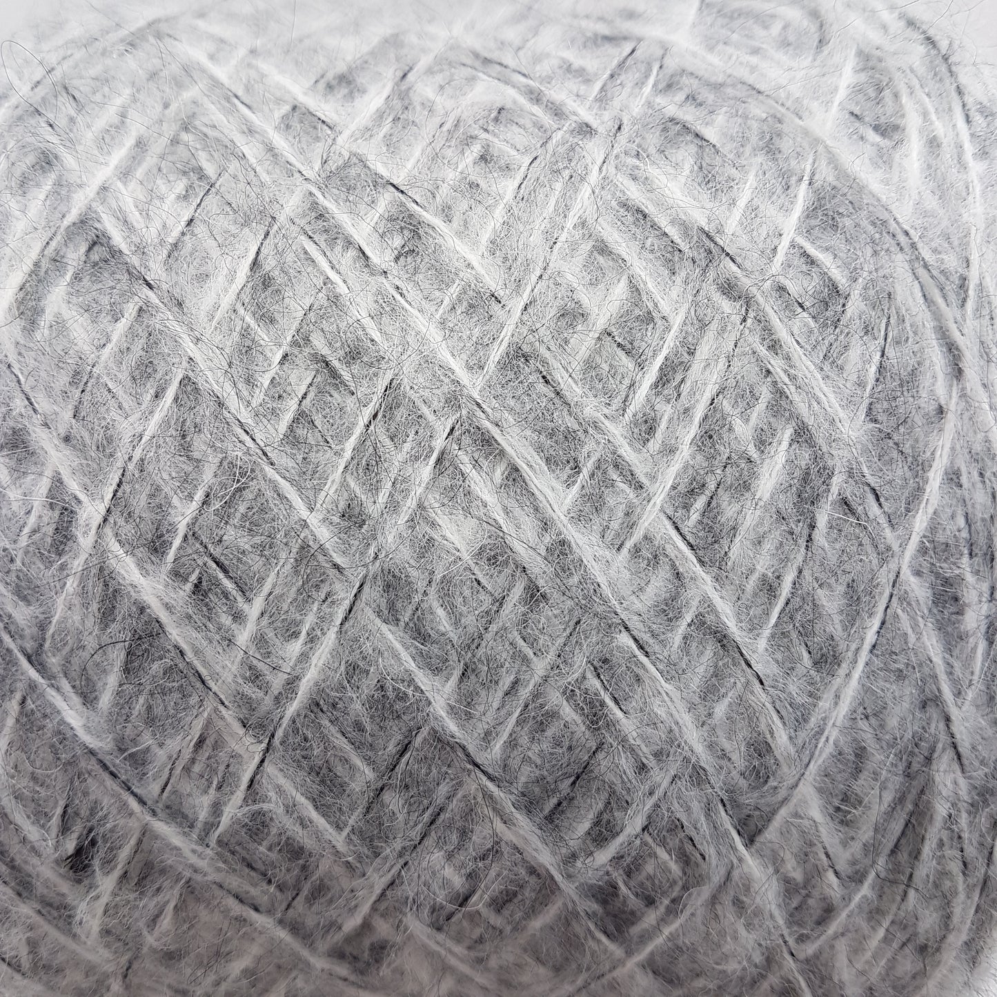 100g Soft Mohair Italian Yarn Italian Grey Color Mélange N.182