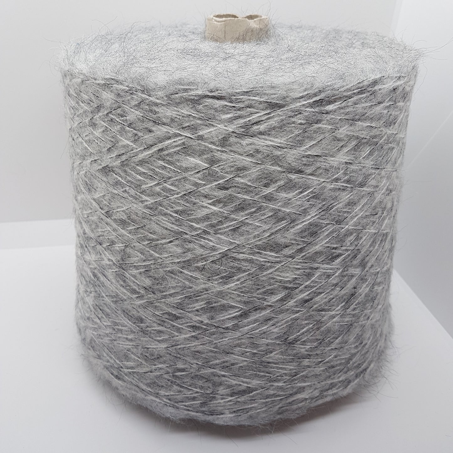100g soft mohair Italian yarn Italian gray color mélange N.182