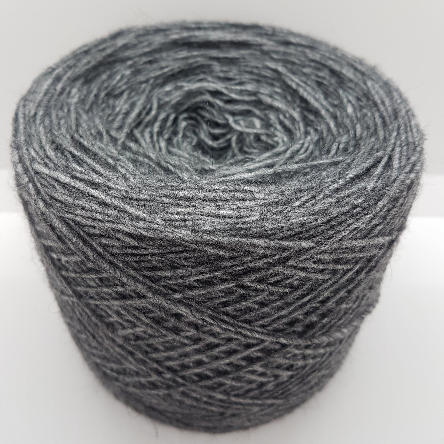 100g Virgin Wool Alpaca Italian yarn gray and gray-viola color N.187