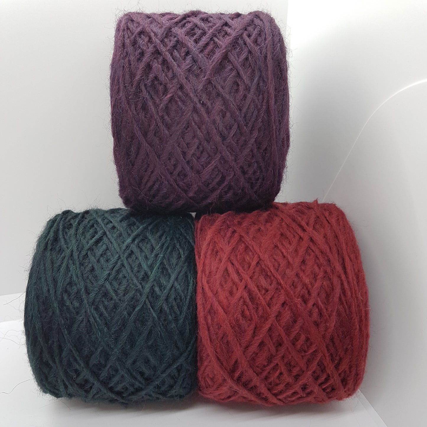 100g alpaca Soft Superfine Italian Yarn Couleur vert italien marron / rouge Mélange N.194