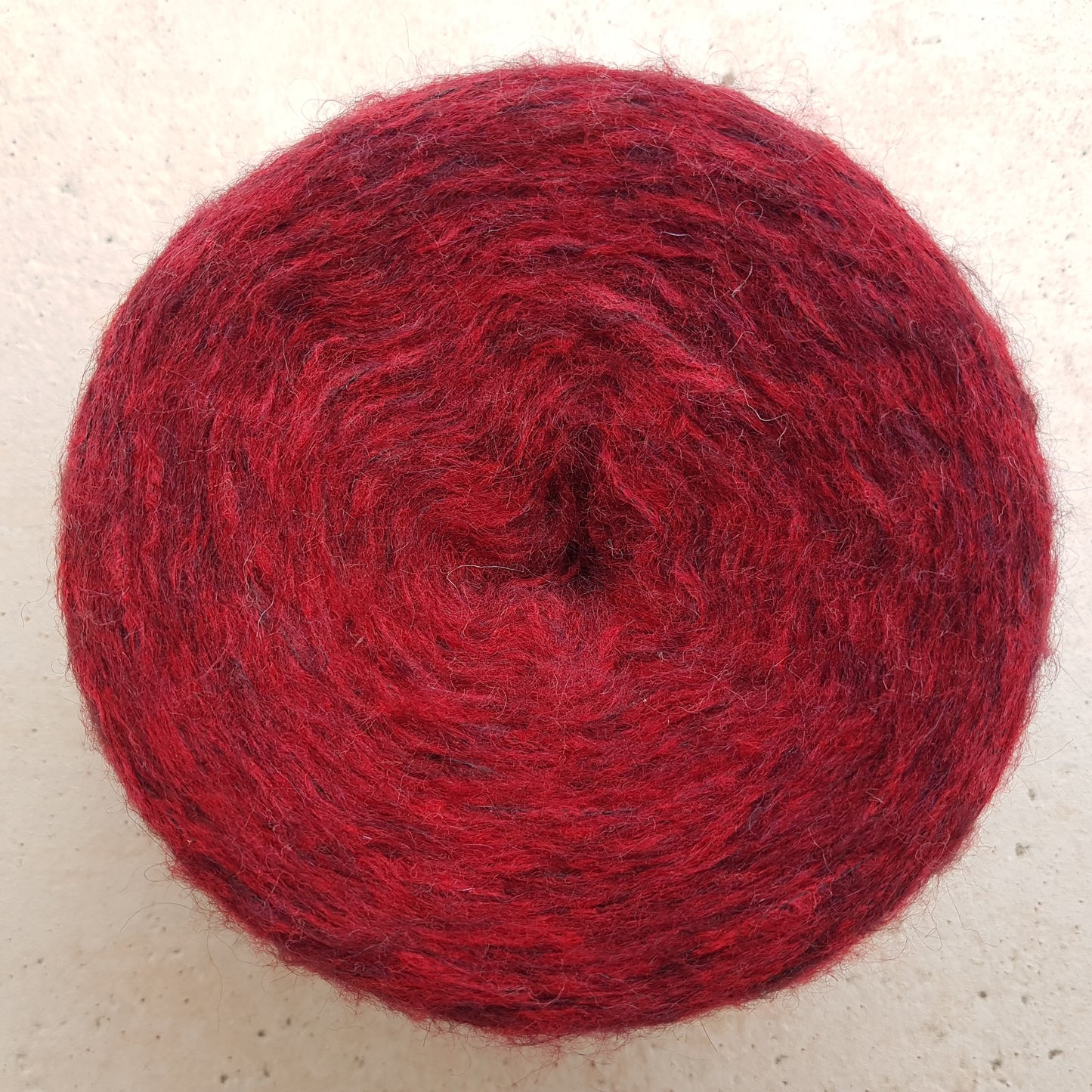 100g soft mohair Italian yarn Italian dark red color Mélange N.211