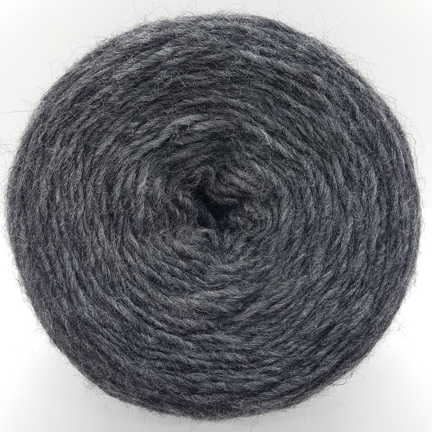 100g Jungfrau Wolle Alpaka Italienisches Garn dunkelgraue Farbe N.222