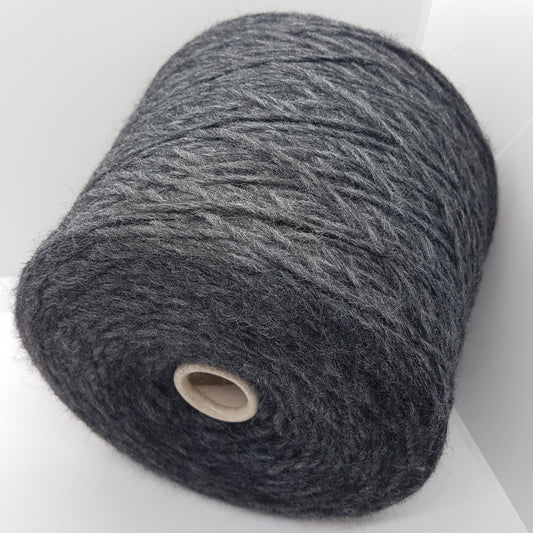 100g Virgin Wool Alpaca italiensk garn Mørkegrå farve N.222
