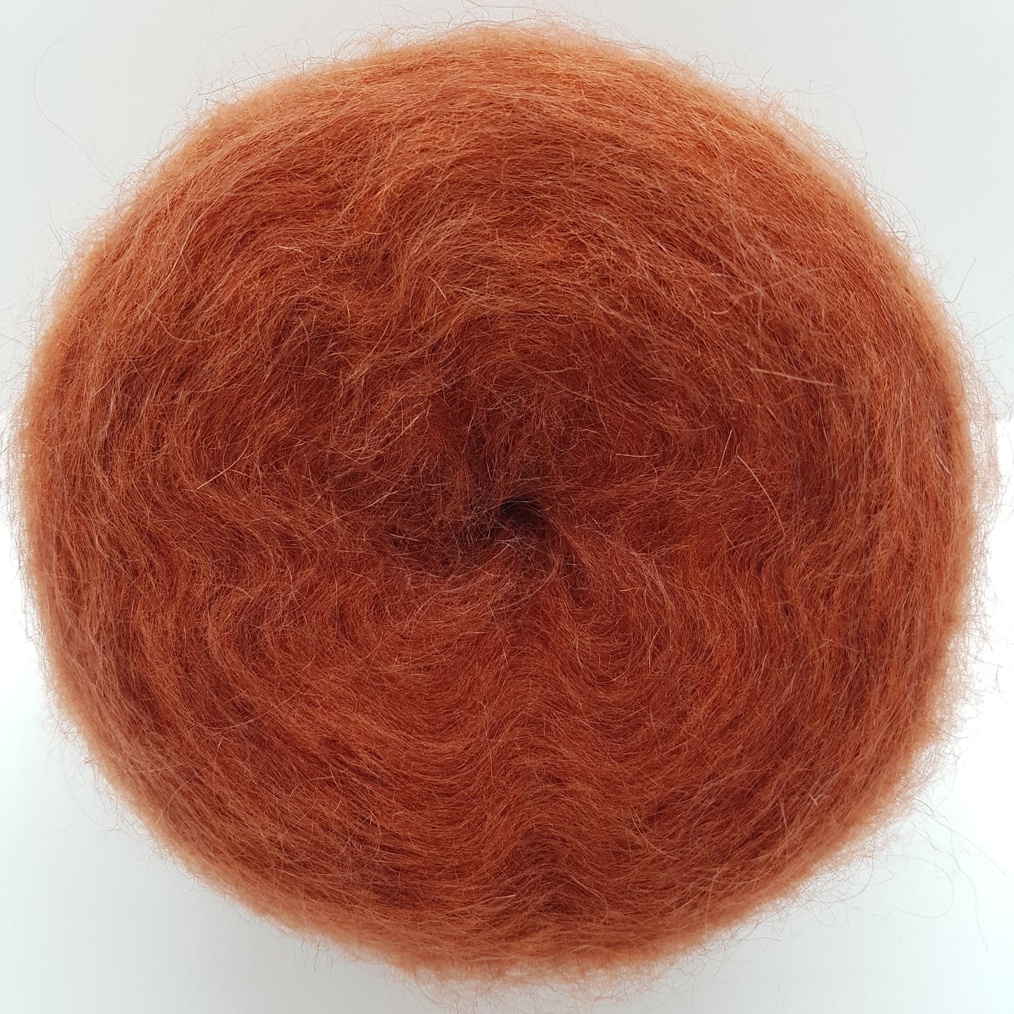 100g soft mohair italian yarn brown color cinnamon N.230
