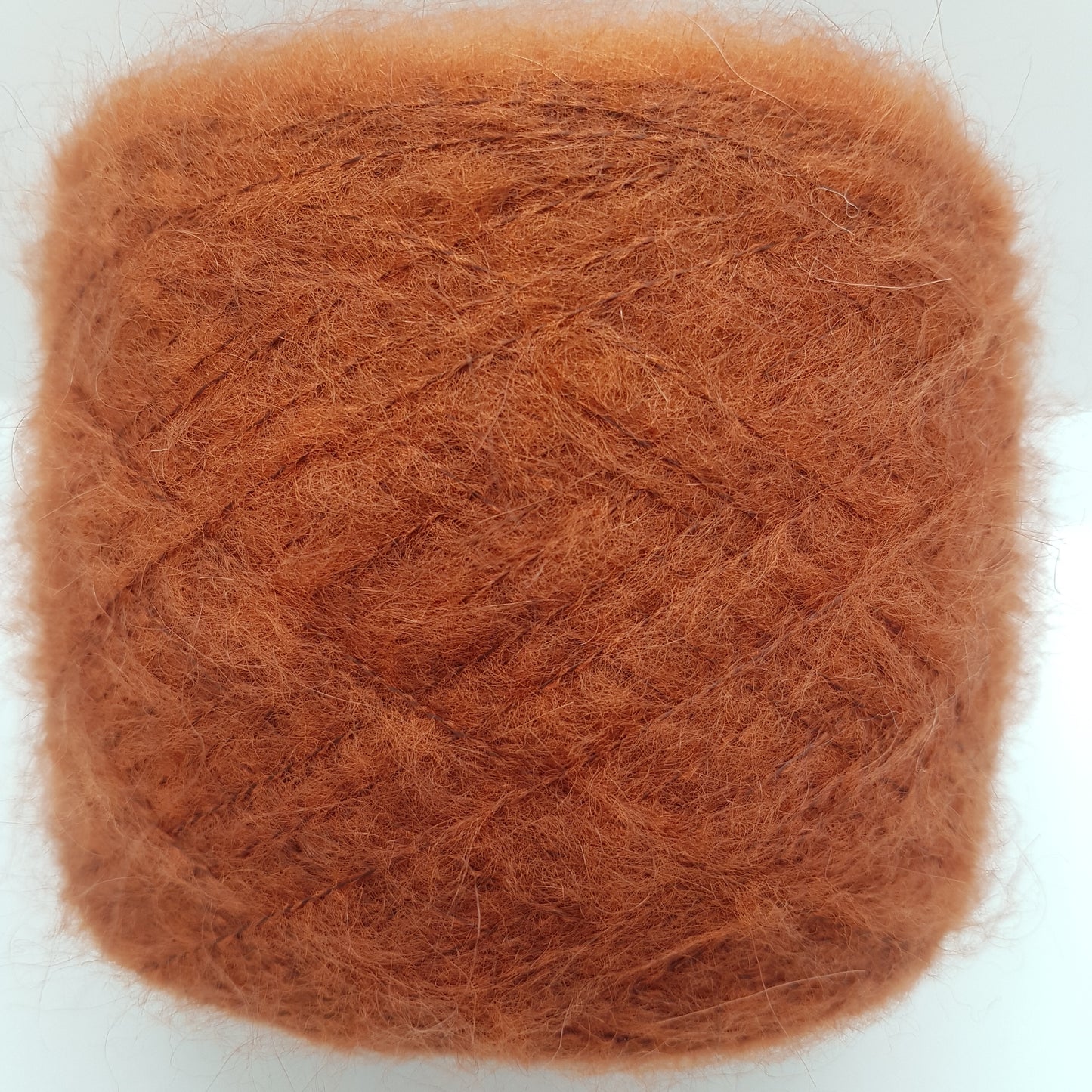 100g soft mohair italian yarn brown color cinnamon N.230