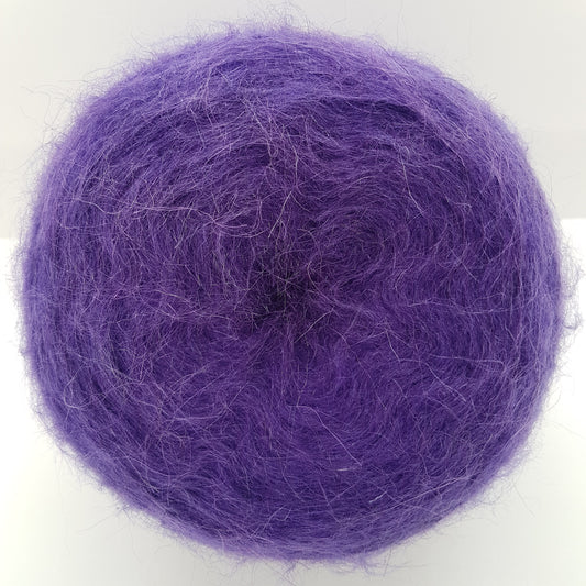 100g Mohair Italian yarn purple color  N.282