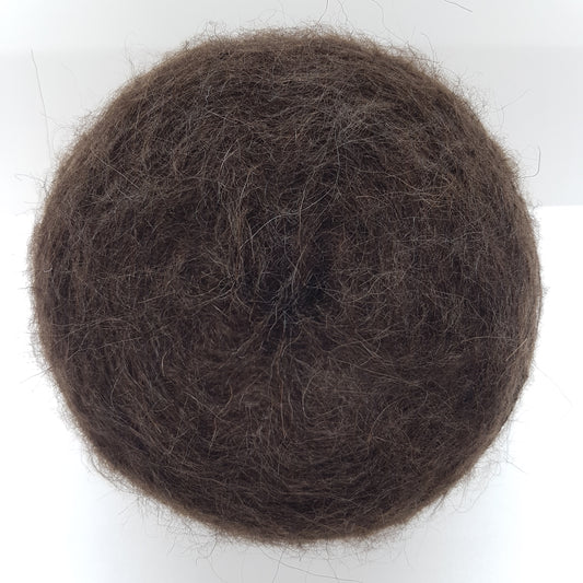 100g brushed alpaca brushed soft Italian yarn brown color N.276
