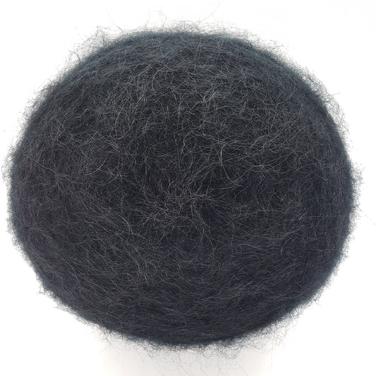 100g Mohair Italian yarn black color N.274
