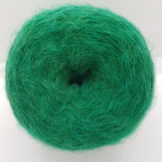 100g Brushed Lana Soft Italian Mélange green yarn N.273