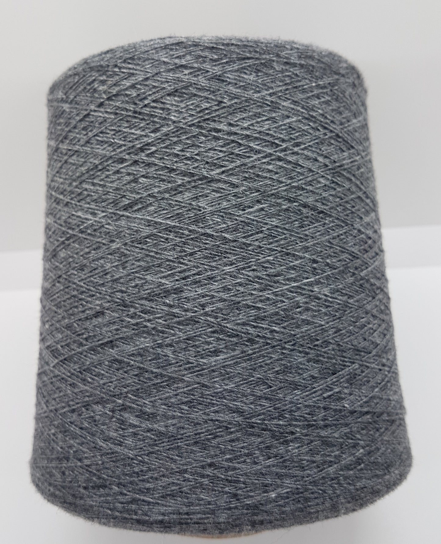 100g Cashmere laine en laine italien gris et couleur asphalte noire N.269