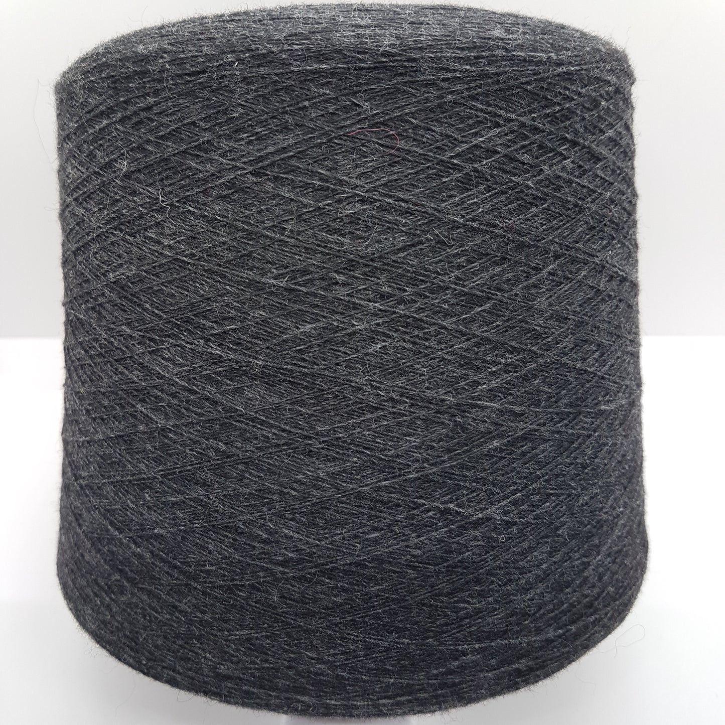 100g Cashmere laine en laine italien gris et couleur asphalte noire N.269