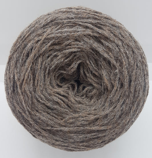 100g Soft Alpaca Merino wool Italian yarn Italian brown color mélange N.301